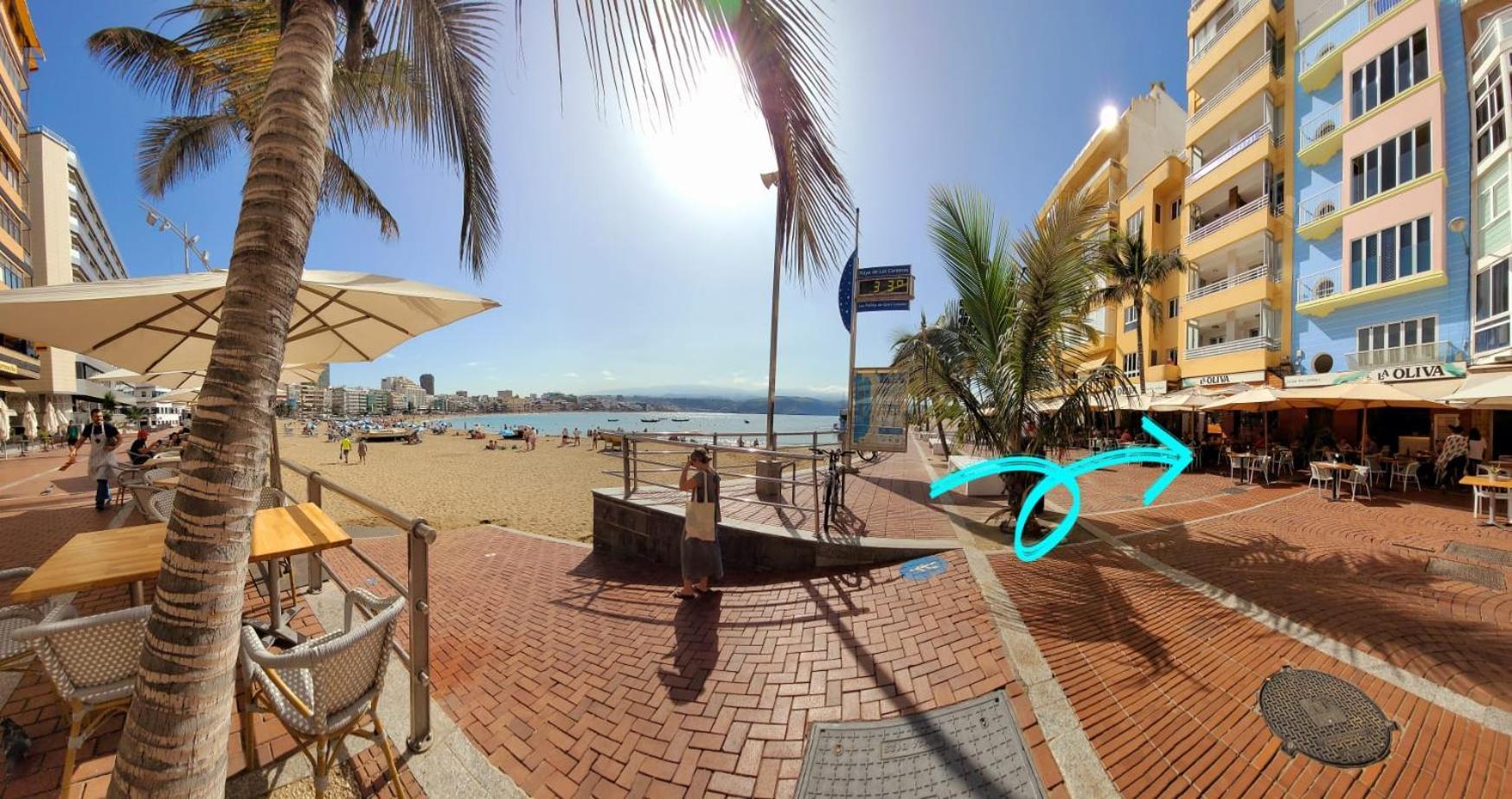 Casita Canaria Playa Beachfront Access & Lateral Ocean View With Terrace Las Palmas de Gran Canária Exterior foto